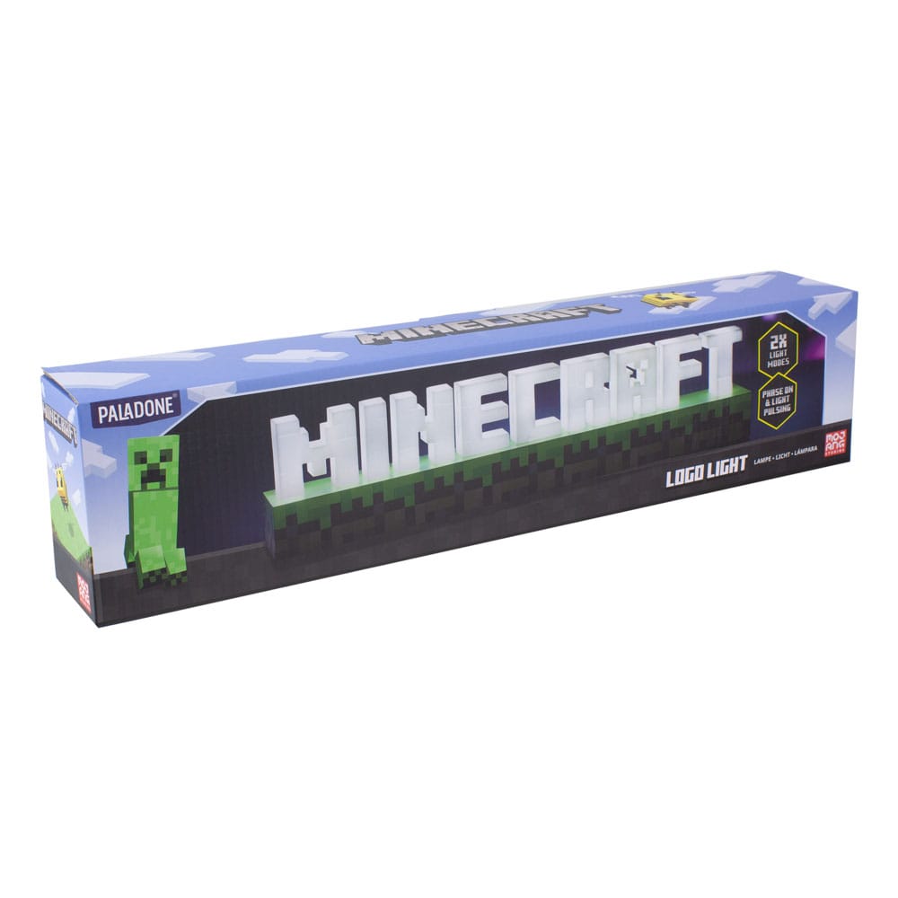 Minecraft Leuchte Logo 41 cm