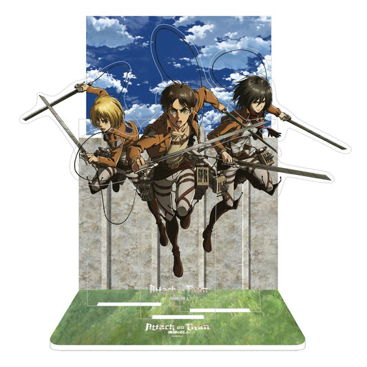 Attack on Titan  - Eren, Mikasa & Armin Acryl Actionfigur